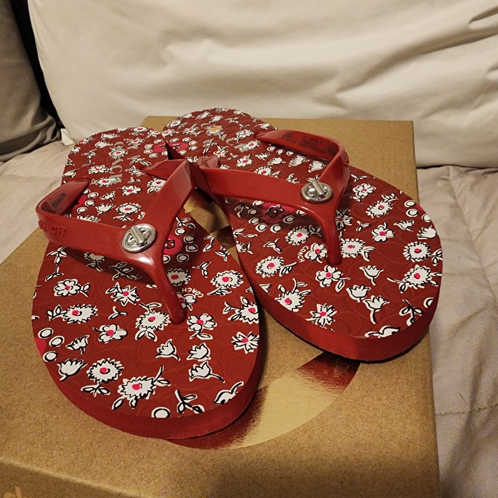 Coach Flip Flops